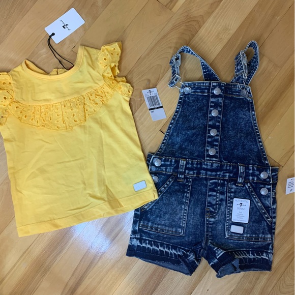 7 For All Mankind Shorterall Set - Picture 3 of 5